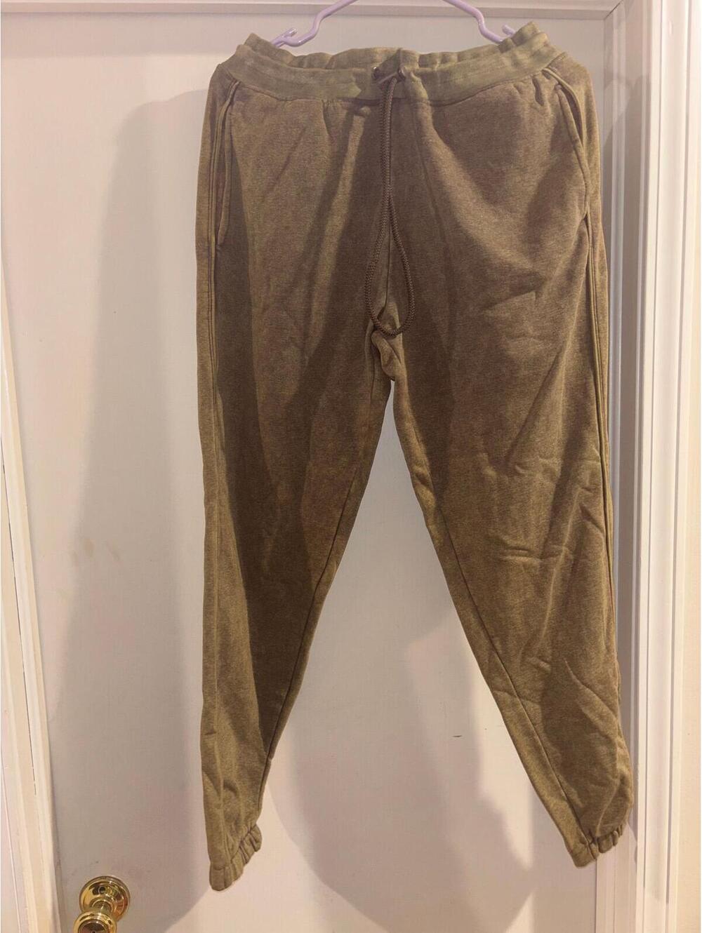 Alphalete Essential Oversized Jogger Brown Mineral Wash Size M NWT
